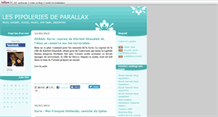 Desktop Screenshot of lespipoleriesdeparallax.blogs.lalibre.be