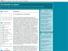 Tablet Screenshot of jechercheunappart.blogs.lalibre.be