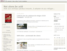 Tablet Screenshot of notalone.blogs.lalibre.be
