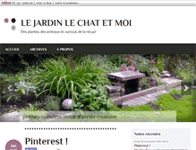 Tablet Screenshot of lejardindejoelle.blogs.lalibre.be