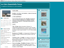 Tablet Screenshot of lalibreessentiellefocus.blogs.lalibre.be