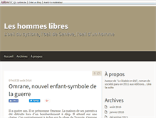 Tablet Screenshot of leshommeslibres.blogs.lalibre.be
