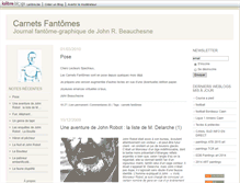 Tablet Screenshot of carnetsfantomes.blogs.lalibre.be
