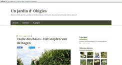 Desktop Screenshot of jardin-obigies.blogs.lalibre.be