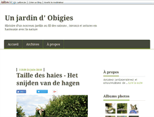 Tablet Screenshot of jardin-obigies.blogs.lalibre.be