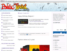 Tablet Screenshot of politictwist.blogs.lalibre.be