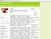 Tablet Screenshot of infohalalbelgium.blogs.lalibre.be