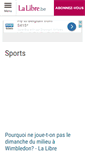 Mobile Screenshot of actualite-sportive.lalibre.be