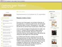 Tablet Screenshot of confreriesaint-feuillen.blogs.lalibre.be