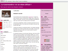 Tablet Screenshot of lagourmandiseestunvilaindefaut.blogs.lalibre.be