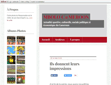 Tablet Screenshot of mbolocameroon.blogs.lalibre.be