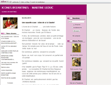 Tablet Screenshot of iconesbyzantines-martineleduc.blogs.lalibre.be