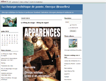 Tablet Screenshot of lachirurgieesthetiquedepointeoverijsebruxelles.blogs.lalibre.be