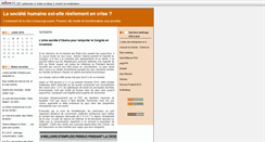 Desktop Screenshot of lasocietehumaineest-ellereellementencrise.blogs.lalibre.be