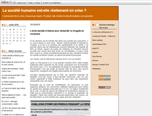Tablet Screenshot of lasocietehumaineest-ellereellementencrise.blogs.lalibre.be